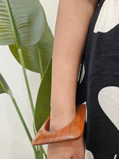 Square wooden Bangles