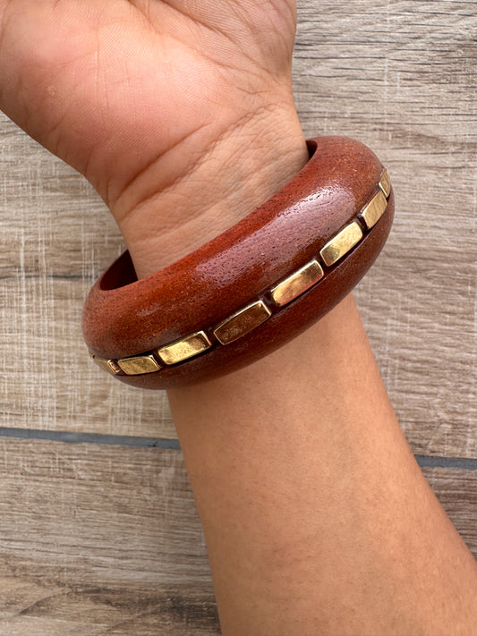 Line Wooden Bangles